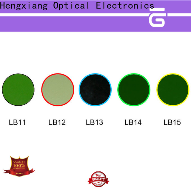 Filtres de couleur en verre HENGXIANG pour lumières en gros pour la chimie