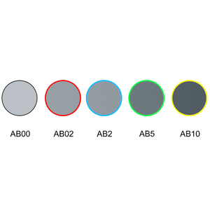 Filtre de couleur optique en verre de couleur gris neutre AB00 ZB02 AB2 AB5 ZB10