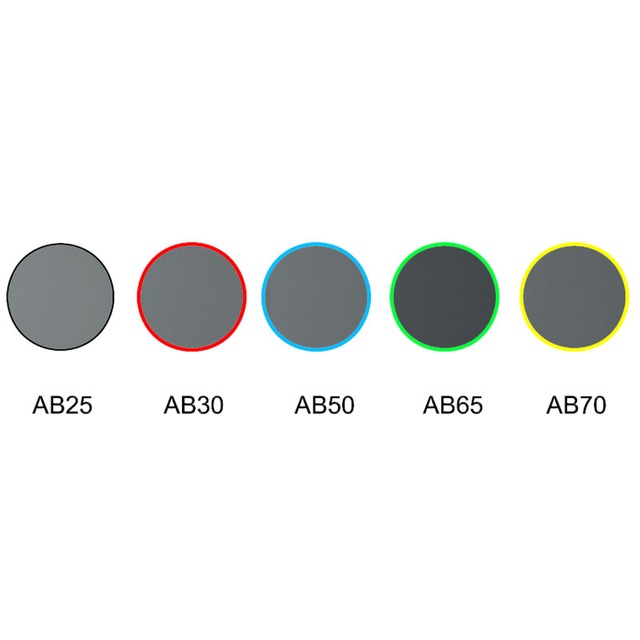 Filtre de couleur optique en verre gris neutre AB25 AB30 AB50 AB65 AB70