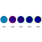 Filtres optiques colorés à absorption en verre bleu QB1 QB2 QB3 QB4 QB5