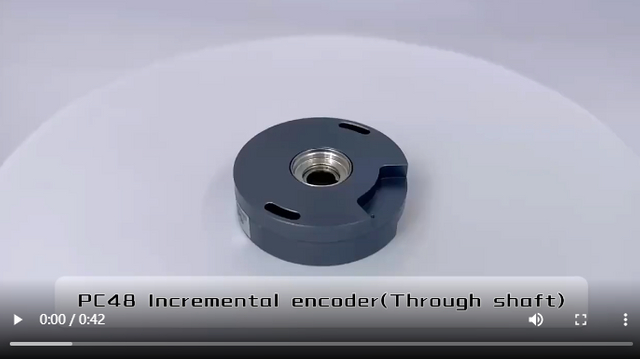 Roulement unique de signal PC48 UVW avec version UVW, encodeur incrémental ppr à arbre creux de 8 à 14mm, CNC