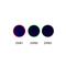 Filtre couleur en verre à absorption visible, transmission UV, ZWB1 ZWB2 ZWB3