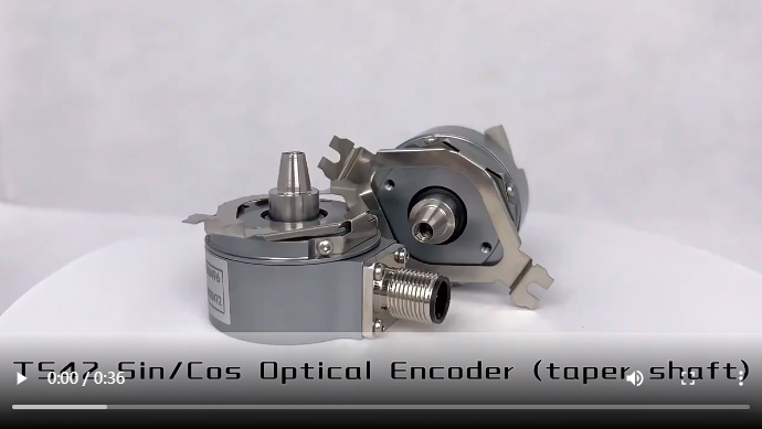 Encodeur de broche d'automatisation CNC, encodeur rotatif à arbre de 6mm, encodeur incrémental TS42 Sin/Cos