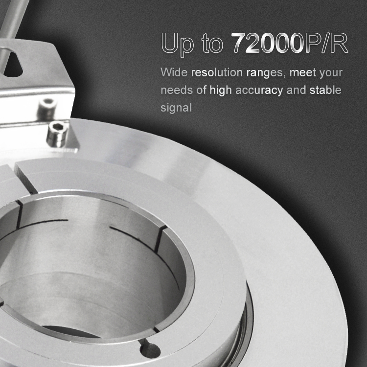 Grande arbre du trou 48/52/55/60/65/70 Anneau de l'encodeur incrémental Max 14400ppr K130