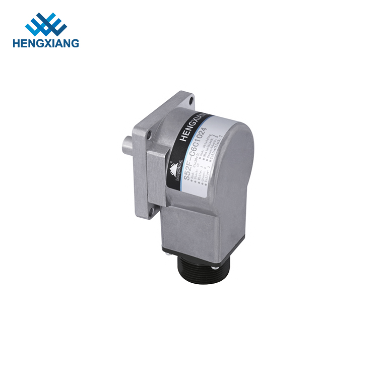 Codeur incrémental S52F codeur rotatif ABZ avec signal d'index bride carrée 52*52mm 1024-23040ppr IP50 IP65 codeur à roulements robustes pour machine de contrôle d'automatisation